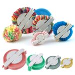 Syga Pom-pom Maker, 4 Different Sizes Pompom Maker Fluff Ball Weaver Needle Craft DIY Wool Knitting Craft Knitting Wool Tool Kit Color May Vary - Image 4