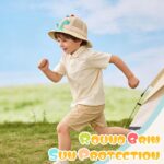 PATPAT® Dinosaur Summer Cap for Baby Boy 1-2 Years Old, UPF 50+ Sun Protection Bucket Hat Kids Cap, Breathable Mesh Baby Hat Caps for Kids Girls Boys Cute Fashion Sunshade Gift for Boys Girls - Image 6