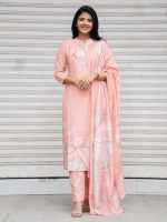 Sun Fashion And Lifestyle Kurta Sets for Woman | Kurti Set |Women's 3 Piece Kurta Pant Dupatta Set |Cotton Blend Kurta Woman |Elegant Suit for Women |Dupatta - Image 8