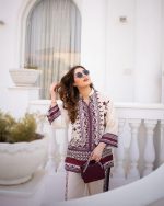 Modestouze Attires Cord Set for Women Cotton Stylish Poly Rayon - Turkish Co Ord Set for Women Stylish Mandarin Neck Floral Print Western Co Order Sets, Wear as Office Coat, Travel Coord - Image 3