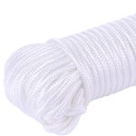 Premium White Nylon Braided Rope, 21 Meter, Heavy Duty, Multipurpose for Camping, Clothesline, DIY Crafts, and Outdoor Us [Pack of 1] - Image 2
