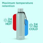 Milton Aura 1000 Thermosteel Water Bottle, 24 Hr Hot and Cold I Leak Proof Lid, ISI Certified I Vacuum Insulated I for Office, Gym, School I Grey - Image 4