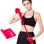 Natural Rubber Resistance Bands For Toning. Strength Training, Stretching, Physical Therapy, Pilates, Yoga Exercises Home Fitness Workouts For Men/Women (3 Bands Set - 6Ft Each) - Image 5