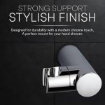 Jaquar 35mm Dia x 100mm Long Round Wall Bracket for Hand Shower – Heavy Duty, Easy Installation, Modern Bathroom Fixture Mount, Sliver, Chrome Finish - Image 3