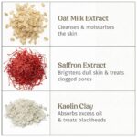 Vilvah Milk Mud Face Mask for De-Tan & Bright Skin | Deep Cleansing, Oil Control & Treats Clogged Pores | Oat Milk, Saffron & Kaolin Clay | For All Skin Types, Men & Women | 50ml - Image 5