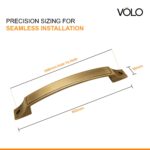 VOLO Antique Finish Door and Window Handle for Home, Kitchen, and Office Doors - Cabinet and Window Handle (Model: R-137) (2, 128MM (6 Inch)) - Image 2