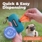 Best Pet Supplies Dog Poop Bags (150 Bags) for Waste Refuse Cleanup, Doggy Roll Replacements for Outdoor Puppy Walking and Travel, Leak Proof and Tear Resistant, Thick Plastic - Image 3