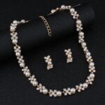 Shining Diva Fashion Necklace Jewellery Set for Women Latest Stylish Design Fancy Pearl Choker (15219s) - Image 3