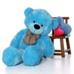 HUG 'n' FEEL SOFT TOYS 6 Feet Sky Blue Giant Teddy Bear Soft, Plush,Cuddly Stuffed Animal for Kids, Birthdays, Anniversaries, Valentine's Day,Special Occasions Large Huggable - Image 2