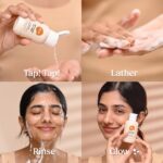 Vilvah Milk Powder Face Wash | Rice Powder Cleanser for Deep Cleansing & Gentle Exfoliation | Brightens, Hydrates & Evens Skin Tone | Strengthens Barrier & Balances Skin pH | For Normal to Oily Skin | 50 g - Image 6