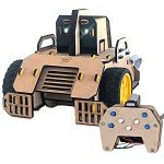 MakerVerse GobbleBot | DIY Electronic Robot Kit | Robot with Remote Control | Science Project for Age 8, 9, 10, 11, 12, 13, 14 (Wood) for Boys & Girls for Boys and Girls