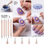 ART RANGER 5-Piece Wooden Mandala Dotting Tools Set – Double-Ended Nail Art Stylus Pens for Painting Rocks, Pottery Clay Sculpting, Embossing & Dot Art Crafts - Image 4