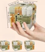 3D Maze Puzzle Cube with Metal Ball Inside - Transparent Handheld Marble Run Brain Teaser Game for Kids & Adults | Focus Skill Development Educational Toy and Stress Relief Challenge - Image 3