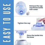 Automatic Pet Water Dispenser 3.8L Large Capacity Dog & Cat Water Feeder Bowl | Gravity Water Bowl for Pets | Leakproof Refillable Drinking Station for Dogs, Cats, Puppies | Home Travel Pet Supplies - Image 4