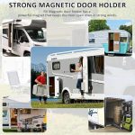 Heavy Duty Magnetic Door Stopper Kit | No Drill Wall & Floor Mount | Adjustable Silicone Door Stopper Set | Windproof, Anti-Collision & Wall Protector for Home & Office | Black - Image 6