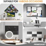 PRIMESAGE® Bulletin Board Notice Board Vision Board for Manifestation Notice Board for Office with Pins Pin Board Notice Board for Home Pin Board for Study Room Vision Board Bulletin Board | 50 PINS - Image 6