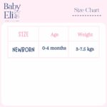 Baby Eli Cotton Newborn Mittens (Picot Wrist) Set of 6 for Baby Boys & Girls 0–6 Months | Soft and Cozy Unisex Infant Gloves | Assorted Baby Hand Gloves | Adjustable Scratch Protection - Image 8