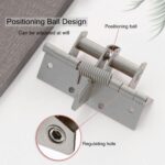 Gadget Hero's 4 Inches Automatic Door Hinge, Heavy Duty Self-Closing Wooden Door Closer, Hardware Spring Hinge, Automatic Self Closing Door Hinges with Positioning 90 Degrees (Silver) - Image 2
