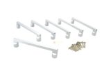Stainless Steel Real Chrome Finished Kitchen Cabinet Handles, Pull & Drawer Handles, Wardrobe Furniture Handles(6 Inches,128mm Hole to Hole) (Pack of 4, Silver Chrome) - Image 5