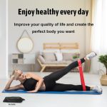 Premium Resistance Bands Set of 5 – Exercise & Fitness Loop Bands for Hip, Glutes, Legs, Squats, Yoga, Pilates, Physical Therapy & Gym Workouts – Booty Belt for Strength Training & Stretching - Image 4