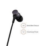 XIAOMI Wired in-Ear Earphones with Mic, Ultra Deep Bass & Metal Sound Chamber (Black) - Image 4