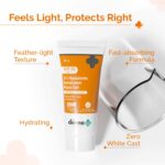 The Derma Co 1% Hyaluronic Sunscreen Aqua Gel SPF 50 PA++++ | Hydrating, Lightweight & Non-Greasy | No White Cast | Broad Spectrum & Blue Light Protection | Clinically Tested - (In-Vivo) | 30 g - Image 4
