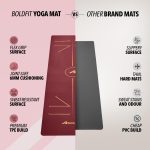 Boldfit Yoga Mat for Women & Men - TPE Eco Friendly 6mm thickness Non Slip Classic Pro Exercise Mat for Home Workout Pilates Floor Exercises Gymnastics Meditation with strap - Image 6