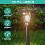 WIDEWINGS Plastic, Abs Solar Lights Outdoor with Motion Sensor with 3 Lighting Modes, Ground Mounting and Wall Mounting, Waterproof Outdoor Solar LED Light, Garden Light, Suitable for Garden (1 Pack) - Image 5