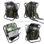 CAMPORT Folding Camping Chair Stool Backpack with Cooler Insulated Picnic Bag, Hiking Camouflage Seat Table Bag Camping Gear for Outdoor Indoor Fishing Travel Beach BBQ - Image 6