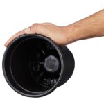 Amazon Brand - Solimo 100% Virgin Plastic Round Nursery Planter Pot | Indoor and Outdoor Flower Pot for Home/Office/Table/Garden/Balcony Decoration | 6 inch, Set of 20 | Black - Image 6