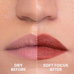 Typsy Beauty Pout Cloud Matte Lip Balm | Blurring Finish, Tinted Lip Balm with Peptides, Ceramides & Vitamin C & E | Rich colour payoff with long-lasting stain I Peach - Peach Parfait 04| 8g - Image 7
