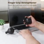 Hand Grip Strengthener,Ultimate Finger Exerciser Strength Trainer Exercise Ball Hand Strengthener Hand Balls Workout Equipment for Men & Women (Finger Exerciser) - Image 2