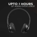 P47 Gaming Over Ear Wireless Bluetooth Headphones with Mic 6 Hours Palyback (Black) - Image 4