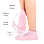 Hydrating Silicone Gel Spa Socks | Moisturizing Heel Repair Socks with Natural Oils, Aloe & Vitamin E | Anti-Slip Cracked Heel Socks for Dry Feet | Pedicure Spa Softening Socks For Men & Women (1) - Image 6