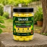 Snake Repellent Tablets for Home, Garden, Balcony, Garage & Outdoor Areas | Herbal Snake Away Formula for Indoor & Outdoor Protection | Long Lasting Easy Placement Pest Defense Tablets | Safe Odor-Control Formula (100_GM, PACK_OF_1)