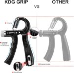 Finger Strengthener & Hand Gripper Combo with Counter Meter – Hand Strength Gripper & Finger Gripper for Forearms Exercise Equipment & Arms Workout - Image 3