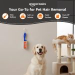 Amazon Basics Pet Hair Remover Lint Roller | 5 rolls and 60 sheets each roll | Strong Adhesive Sheets | Easy Peel-Off Design | Ergonomic Grip | Multi-Surface Cleaner for Clothes, Sofas, Fabric and Car Seats - Image 2