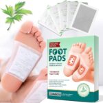 Herbal Night Use Foot Patches – Bamboo Vinegar & Lavender Detox Foot Pads for Relaxation Self Care Routine – Adhesive Foot Patches for Men & Women, Overnight Use (Pack of 1)