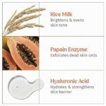Vilvah Milk Powder Face Wash | Rice Powder Cleanser for Deep Cleansing & Gentle Exfoliation | Brightens, Hydrates & Evens Skin Tone | Strengthens Barrier & Balances Skin pH | For Normal to Oily Skin | 50 g - Image 7