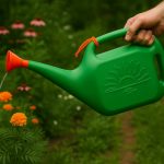 BENAVJI Watering Can Plastic Green Water Can with Sprayer for Plants Garden Indoor Outdoor Watering Shower Can Sprinkler for Plants Watering Hand Bottles for Garden Water Spray Can (Green, 5 Liter) - Image 6