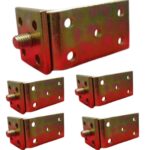 Bed Rail L Brackets for Joining woods, Bed Frame Hardware , Bed Rail Socket Accessories, Set of 4 Wooden Bed Brackets Bed Rail Fittings, headboard and Footboard Fixing, Heavy Long (4 Sets)