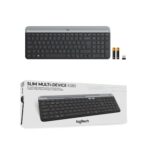 Logitech K580 Slim Multi-Device Wireless Keyboard – Bluetooth/Receiver, Compact, Easy Switch, 24 Month Battery, Win/Mac, Desktop, Tablet, Smartphone, Laptop Compatible - Graphite - Image 9