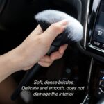 VARNIRAJ Premium Ultra-Soft Car Interior Detailing Brush, Scratch-Free Auto Dash Duster & Crevice Cleaning Tool for Air Vents, Center Console, Keyboards & Leather Seats - Automotive Care Accessory | Car Detailing Brush - Image 5