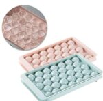Ice Cube Tray with Lid and Storage Container, Sphere Shape, Easy Release, Fill Water Design, Stackable Pack of 1 - Image 4