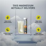 Fast&Up Magnesio - Magnesium and Zinc for Muscle Health and Stress - 20 Effervescent Tablets - Lime and Lemon Flavor - Image 4