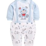 BABY GO Designer Half Sleeve Dungaree for Baby Boys