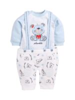 BABY GO Designer Half Sleeve Dungaree for Baby Boys