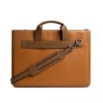 DailyObjects Leather Urban Tech Briefcase Bag | Laptop Messenger Bag with Sturdy Handle | Detachable Shoulder Strap | Magnetic Closure & Trolley Sleeve | Compatible with MacBook & Laptops Upto 14 Inch - Image 2