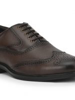 Liberty Fortune HOL-125E – Premium Leather Oxford Brogue Lacing Formal Shoes – Stylish, Cushioned & Non-Slip – Business, Wedding, Office Wear – Black, Brown, Tan – Shoes for Men Formal - Image 5