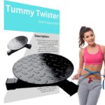 Tummy Twister Disc for Weight Loss – Waist Trimmer & Abdominal Exercise Equipment, Iron Body Belly Fat Burner for Home Gym Workout, Men & Women (Black)